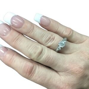 - Tacori sterling silver Cubic Zirconia ring